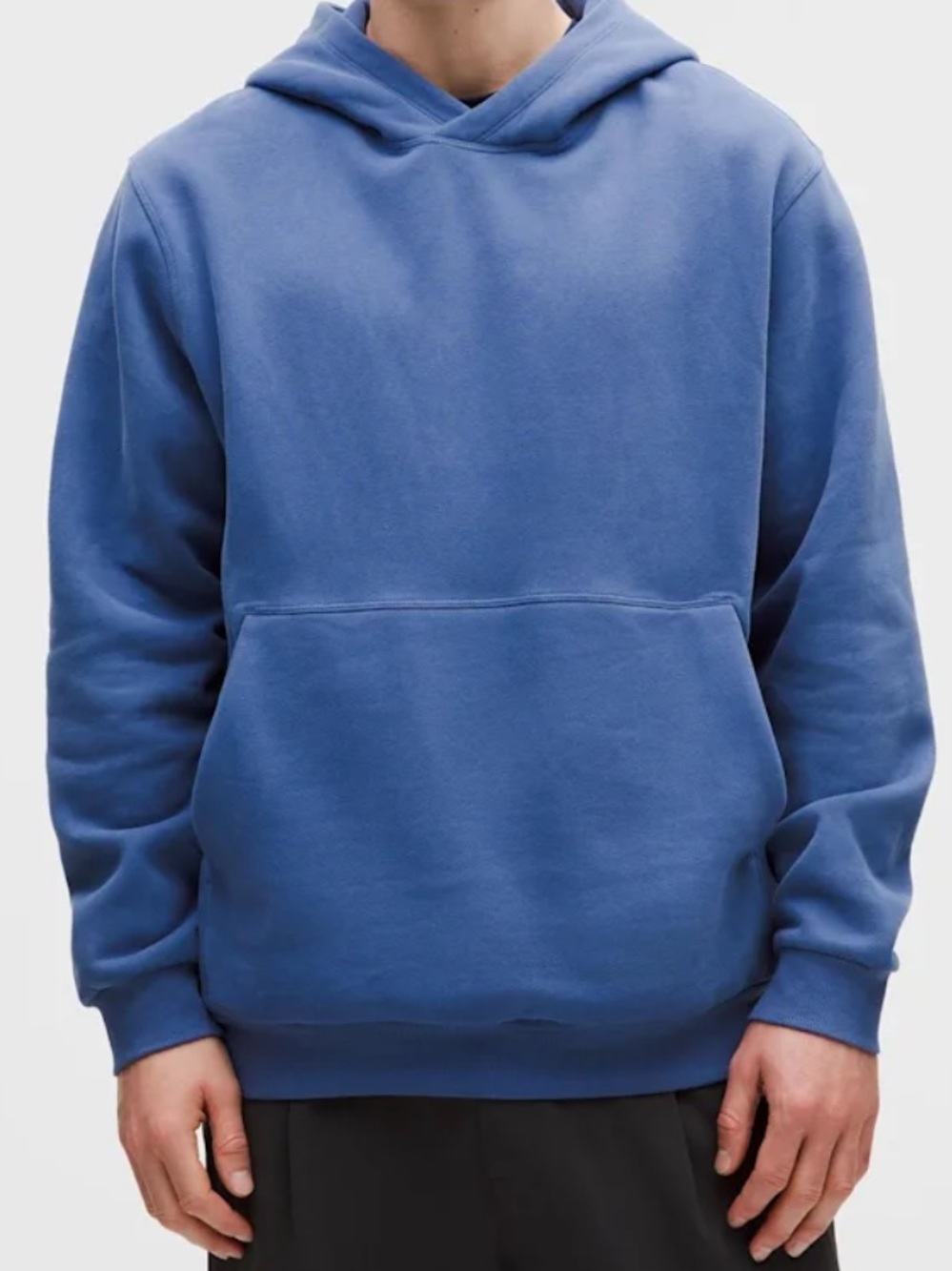 Lululemon steady state men’s pullover hoodie blue large